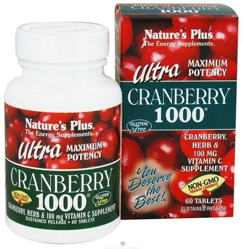 Natures Plus Ultra Cranberry Sustained Release Tablets