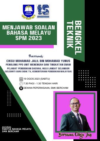 BUKU PROGRAM BENGKEL TEKNIK MENJAWAB BM SPM 2023 Cikgu Jie Flip PDF