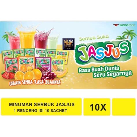 Jual Sbm Jasjus Minuman Instan Serbuk Aneka Rasa Apa Renceng Isi