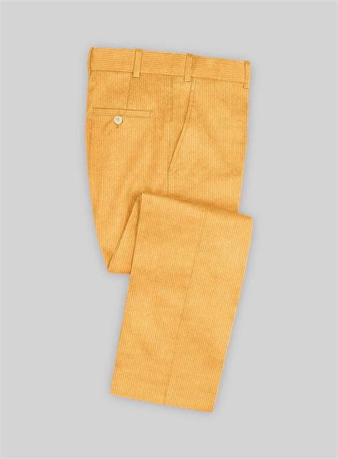 Studiosuits Naples Yellow Corduroy Pants