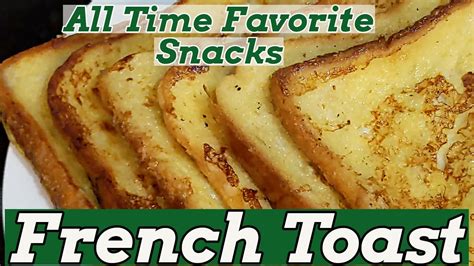 How To Make French Toast Easy Recipe Easy Snacks Recipes Bread Recipes Youtube