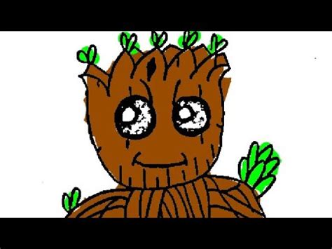 Drawing of Baby Groot - YouTube