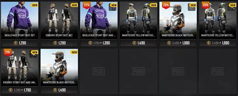 New Portion Of Skins Added To Pubg Store