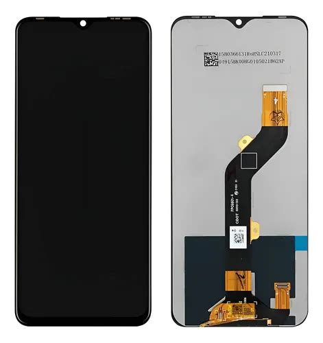 Tela Frontal Lcd Compativel Hot S X Sem Aro Preto