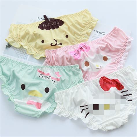 Ruunjoy Wholesale Kawaii Sanrio Underpants Soft Cute Womens Underpants