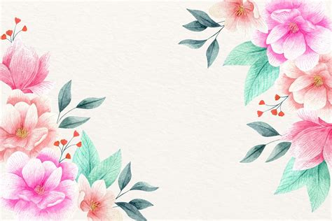 100 Watercolor Floral Wallpapers Wallpapers