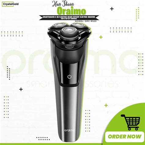 Oraimo Smartshaver D Floating Heads Rotary Electric Shaver Price