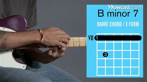 How To Play A B Minor Barre Chord Guitar Lessons Youtube