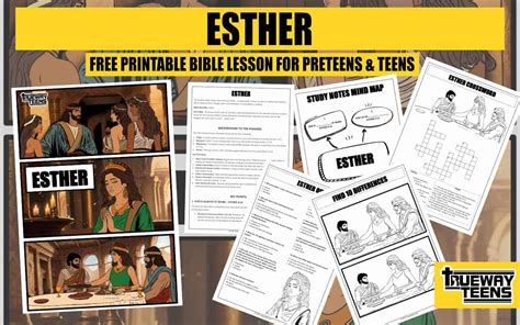 Brief Review Of Esther Bible Book Overview Activity Made By Teachers