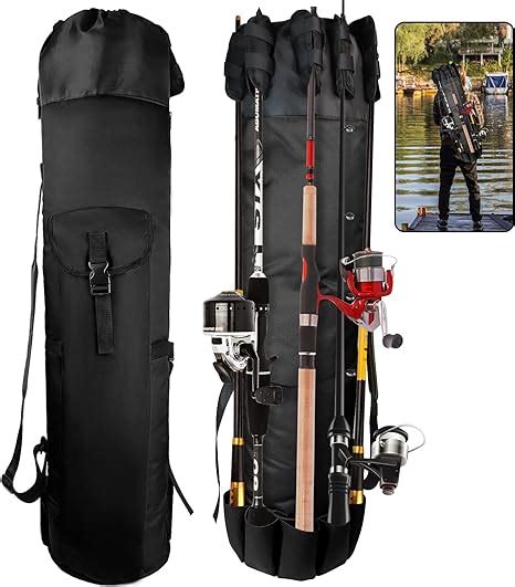 Amazon Fouuaaoou Fishing Rod Bag Fishing Rod Case Bag With