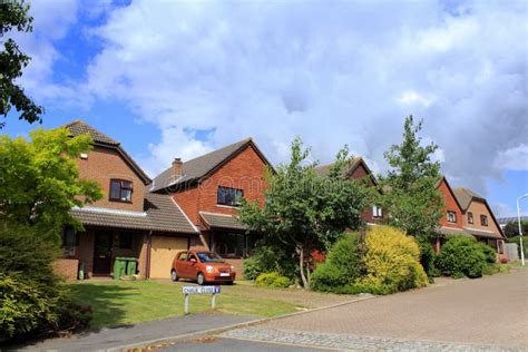 English Suburban Residential Houses Stock Image Image Of Peaceful