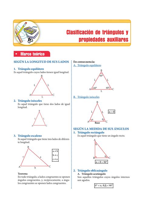 Solution Clasificaci N De Tri Ngulos Y Propiedades Auxiliares