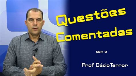 Questões Comentadas Banca IBFC YouTube