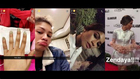 Zendaya Snapchat Story Videos November 14th 2016 YouTube