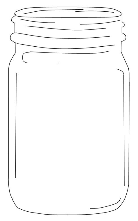 Printable Mason Jar Stencil