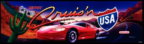 Cruisin Usa Arcade Marquee X Etsy