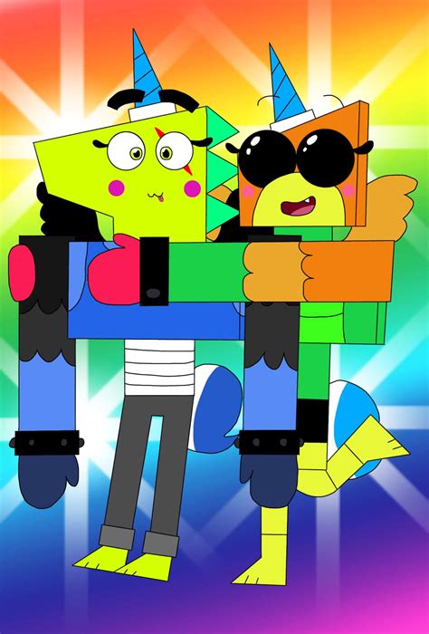 Hawkodile And Eagleator With Happy Horn Unikitty Amino