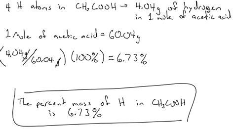 Calculating Percent Mass Chemistry Reactions And Stoichiometry Askrose