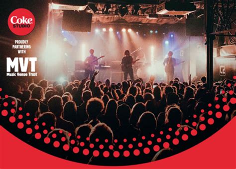 Music Venue Trust And Coca Cola Announce Partnership