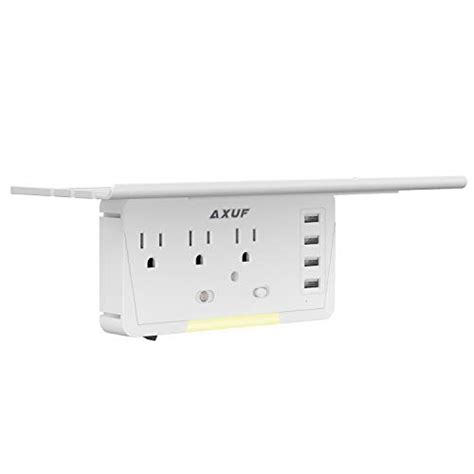 Reviews For Axuf 7 Port Surge Protector Wall Outlet3 Electrical Outlet Extenders And 4 Usb Ports