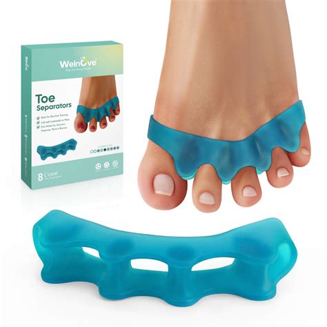 Buy Welnove 8 Pack Toe Separators Bunion Corrector For Women Men Toe