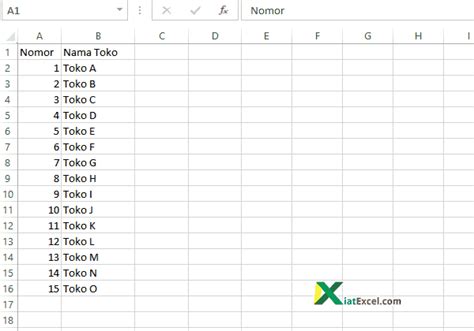 Cara Membuat Urutan Otomatis Di Excel