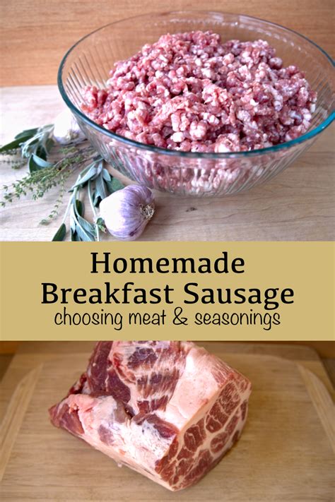 Homemade Breakfast Sausage Recipe Golden Thyme Homestead