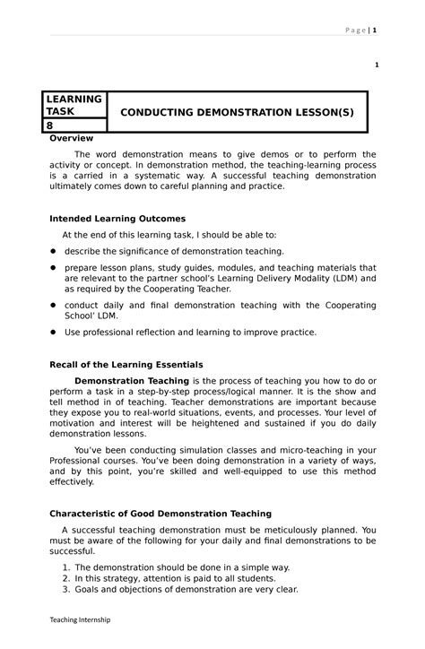 Learning Task 8 Soro Kristal Dg 1 Learning Task Conducting