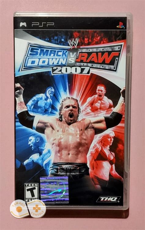 Wwe Smackdown Vs Raw 2007 Psp Game Ntsc English Language Cib