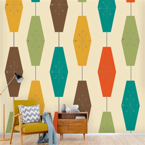 retro vintage mid century modern wallpaper artofit