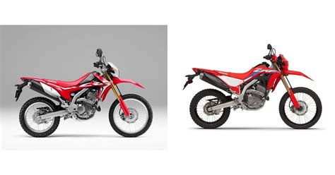 Motorrad Vergleich Honda Crf L Vs Honda Crf L