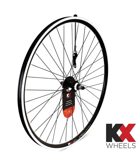 Kx Wheels Mtb Doublewall Q R Screw On Rim Brake Rear Wheel Tredz