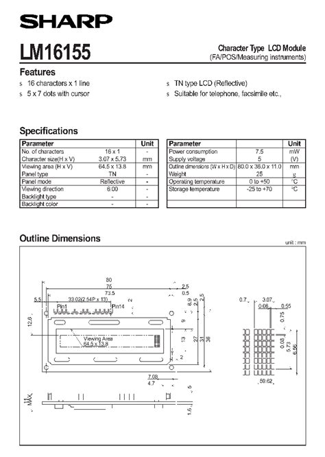 Display Lcd 16x2 Datasheet Pdf Anayazar