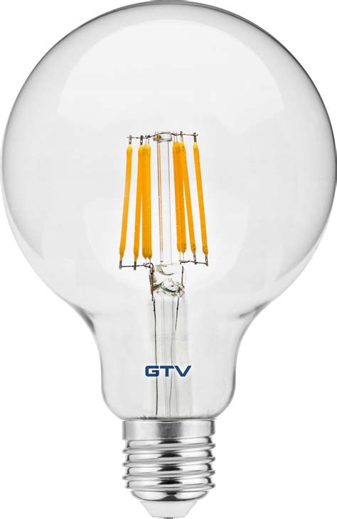 Gtv Żarówka Led Filament G95 4000k E27 8w 80 Ldg95fl840