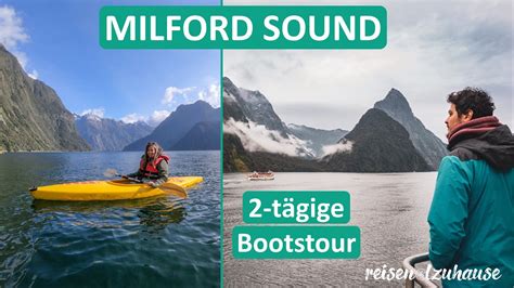 Milford Sound Ist Ein TRAUM 2 Tage Bootstour Durch Neuseelands Fjorde