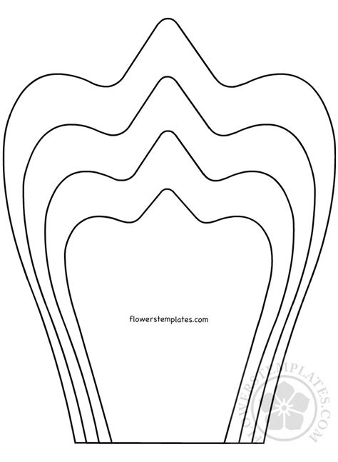 Paper Flowers Templates Printable Printable Template Calendar