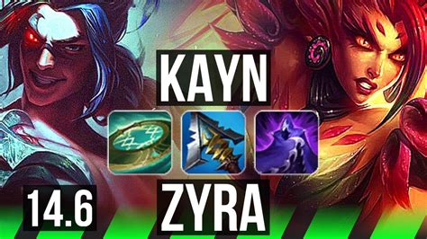 Kayn Vs Zyra Jng Comeback Winrate K Dmg Solo Kills