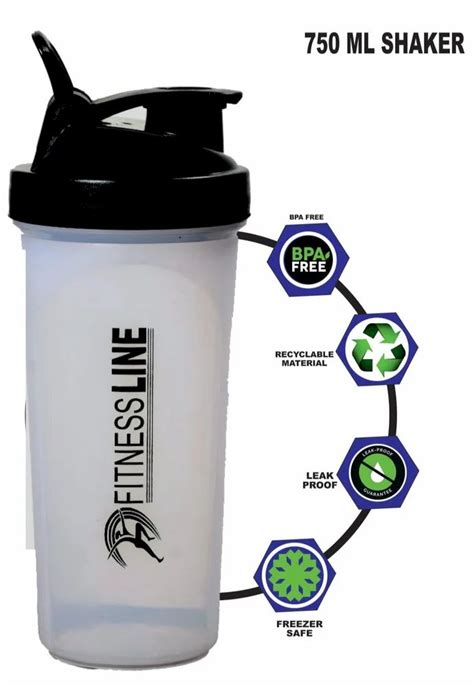 Plastic Gym Shaker Bottle For Drinking Water Ml At Rs Piece In