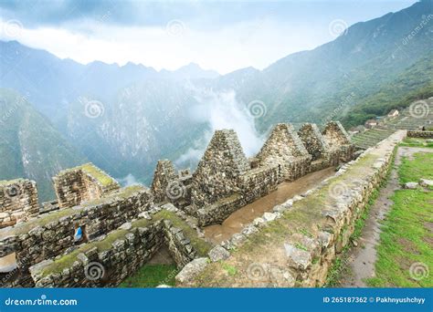 Machu Picchu, a UNESCO stock photo. Image of civilization - 265187362