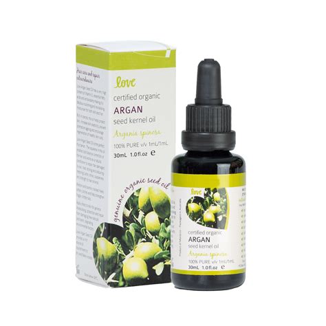 Love Certified Organic Argan Seed Kernel Oil 30ml Byron Bay Love Oils