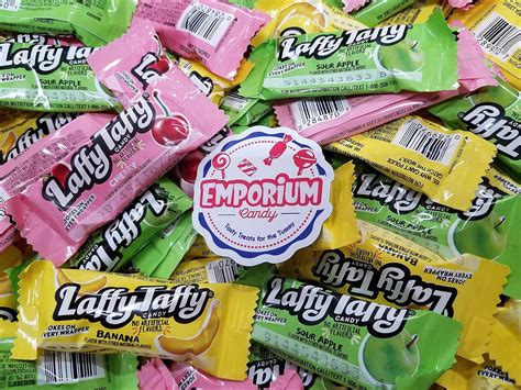 Emporium Candy Laffy Taffy Cherry Banana Sour Apple 2 Lbs Of Fresh