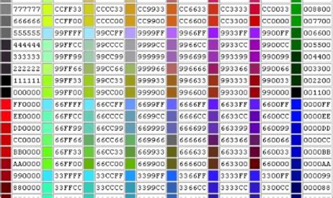 Tabela De Cores Html Nome Rgb E Hexadecimal Hot Sex Picture Hot Sex