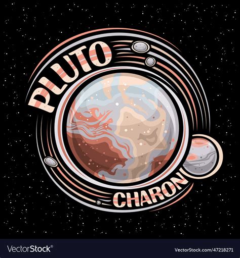 Logo for pluto Royalty Free Vector Image - VectorStock