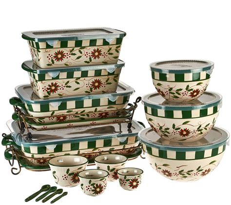 Temp-tations Old World 20-piece Bakeware Set - Page 1 — QVC.com