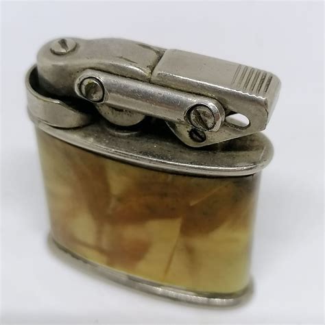 RARE KW Karl Wieden Semi Automatic Pocket Petrol Lighter With Windguard