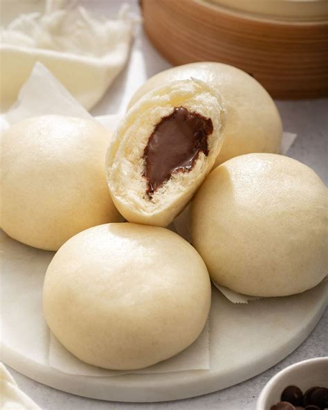 Chocolate Steamed Buns Recipe Steamed Buns Cooking Chocolate