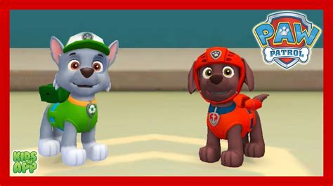 PAW Patrol Rescue Run Marshall And Chase Save The Day The Train