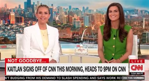 Kaitlan Collins Says Goodbye to CNN This Morning, Heads to Primetime