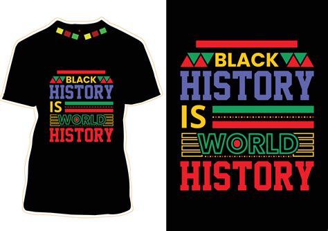 Black History Month T-shirt Design 17583999 Vector Art at Vecteezy