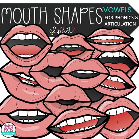 Mouth Shape Clipart Mouth Articulation Images Lips Position Phonics